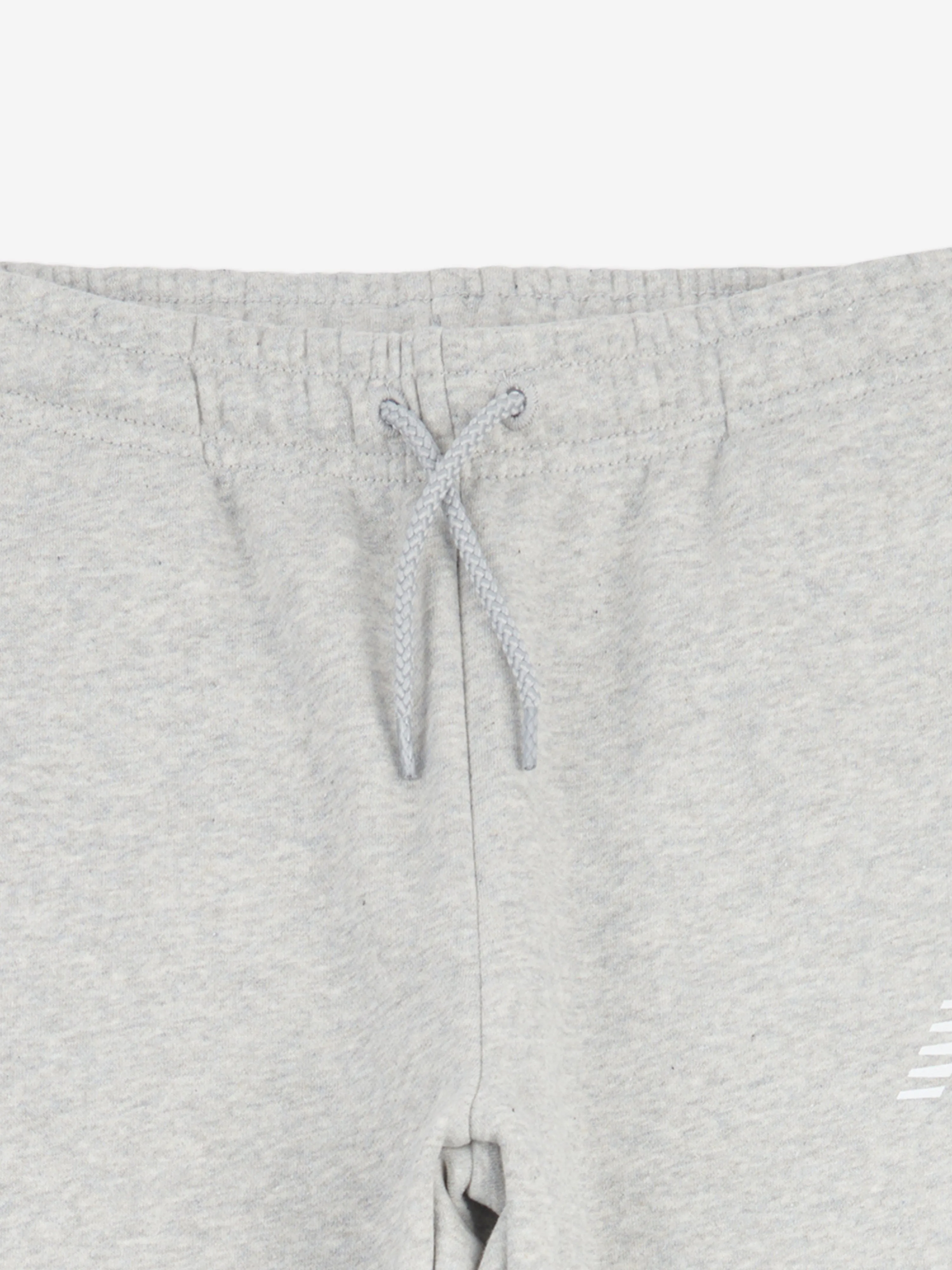 New Balance Jungen Brush Back Jogger mit gestapeltem Logo in Grau