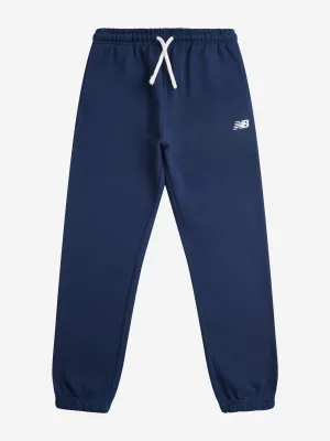 New Balance Jungen French Terry Joggerhose mit kleinem Logo in Marineblau