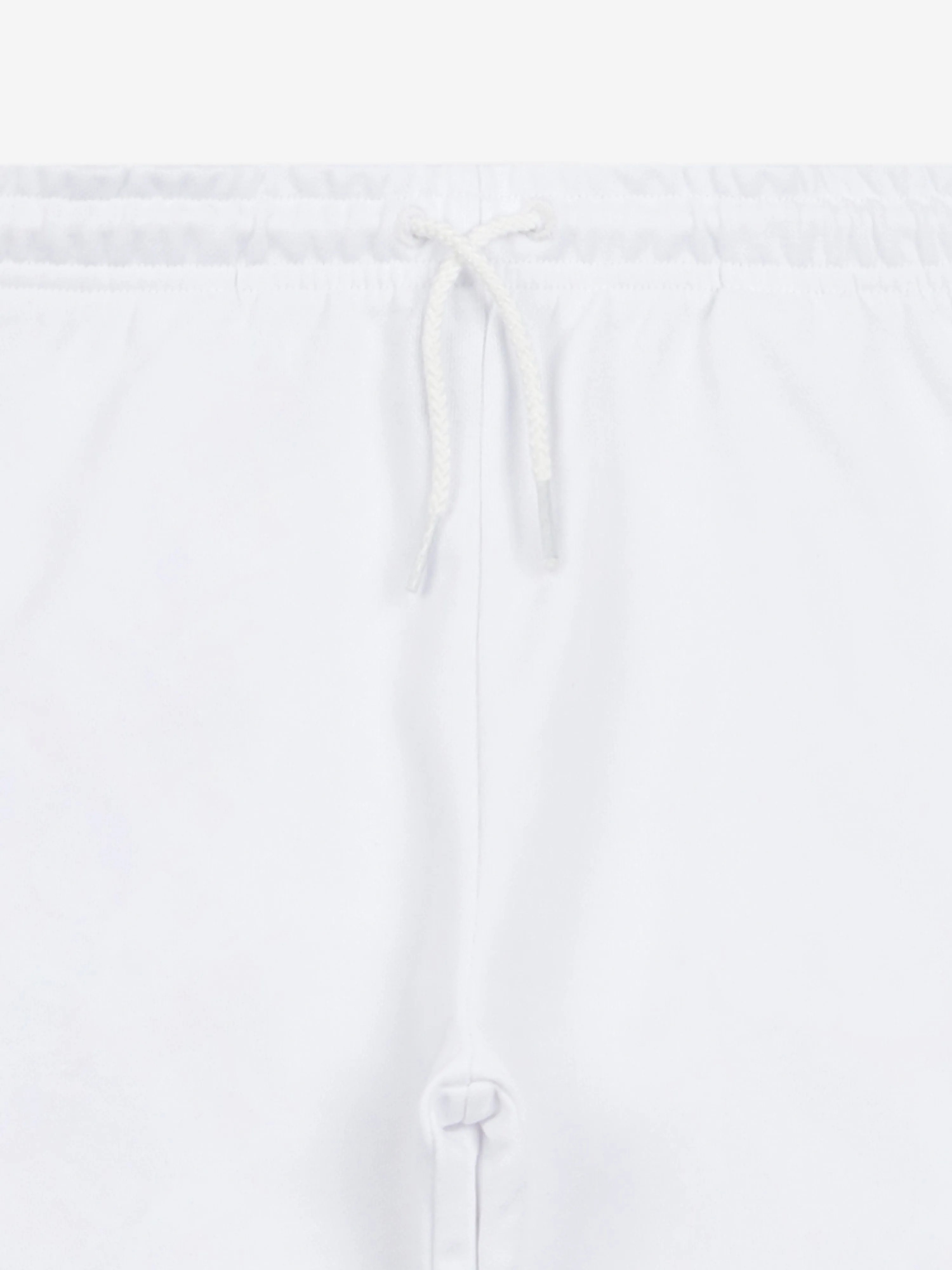 New Balance Jungen French Terry Shorts mit gestapeltem Logo in Weiß
