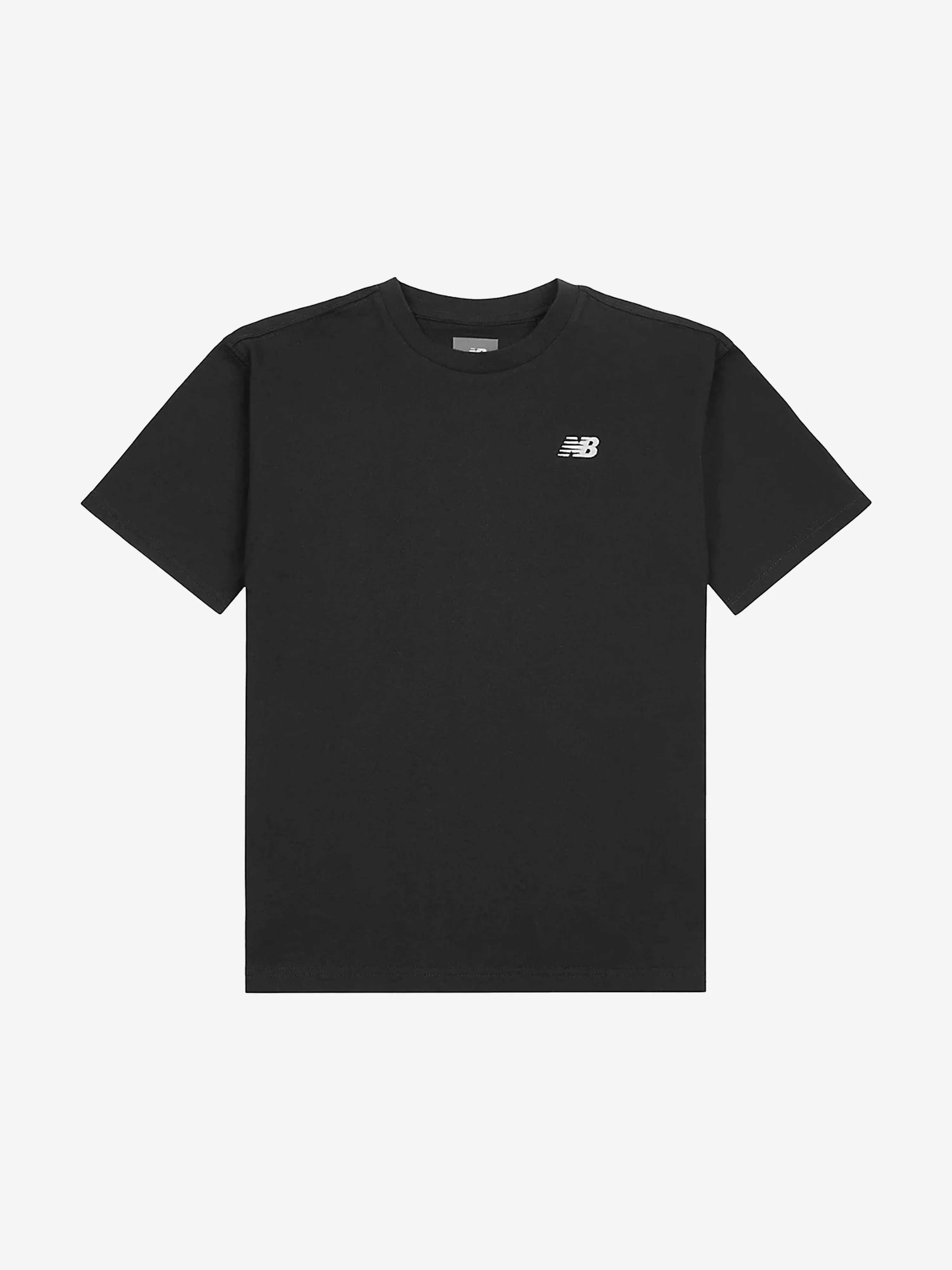New Balance Jungen T-Shirt mit kleinem Logo in Schwarz