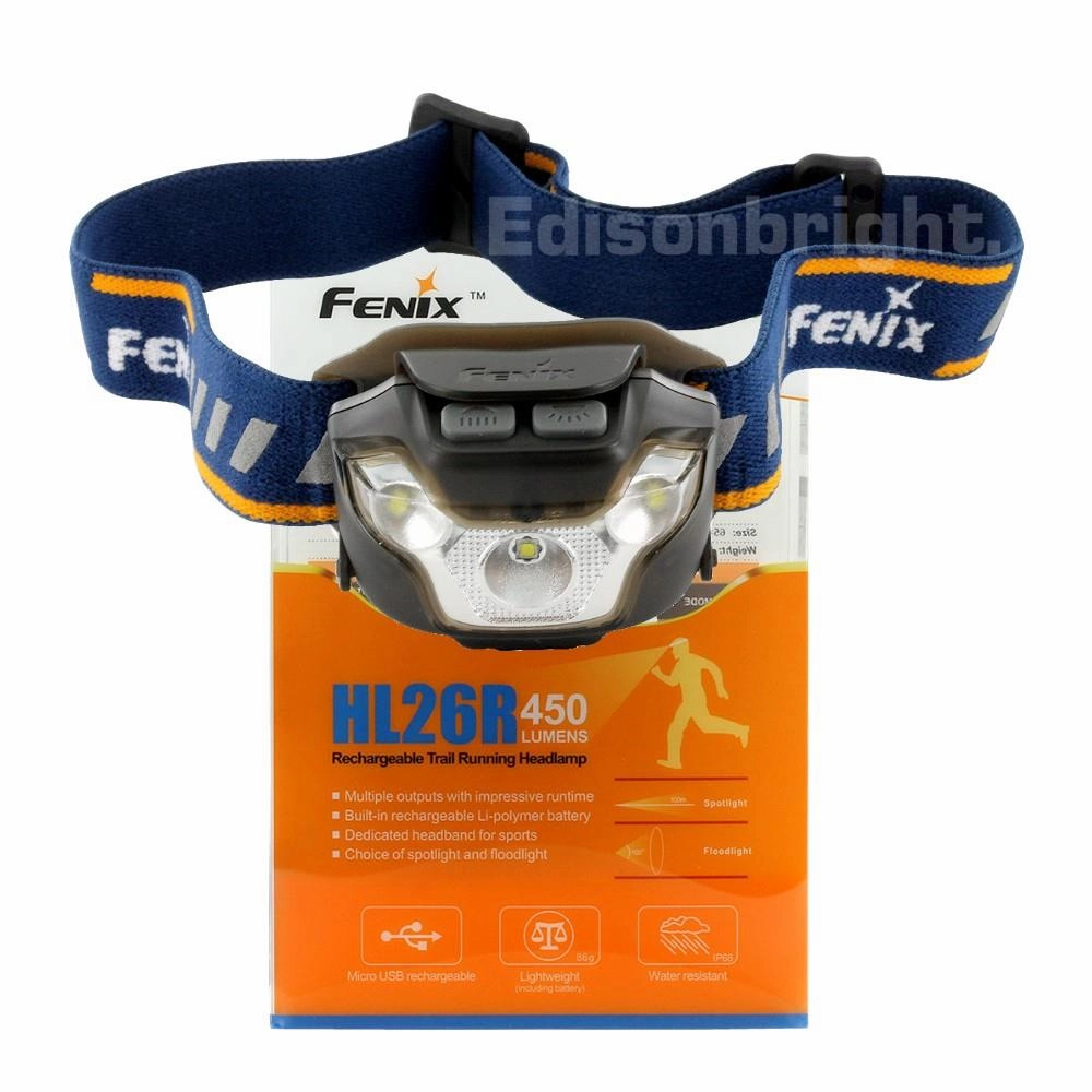 2025 Best New Release New Fenix HL26R 450 Lumens CREE LED rechargeable runners headlamp with On-Board battery Pack ,Low Price in Stock . Sale with latest style & 100% quality guarantee all Items.