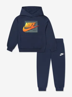 Nike Jungen NSW Gradient Futura Trainingsanzug in Marineblau