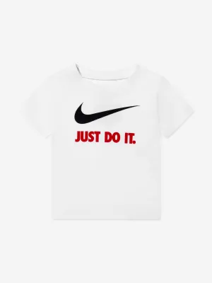 Nike Jungen Swoosh JDI T-Shirt in Weiß