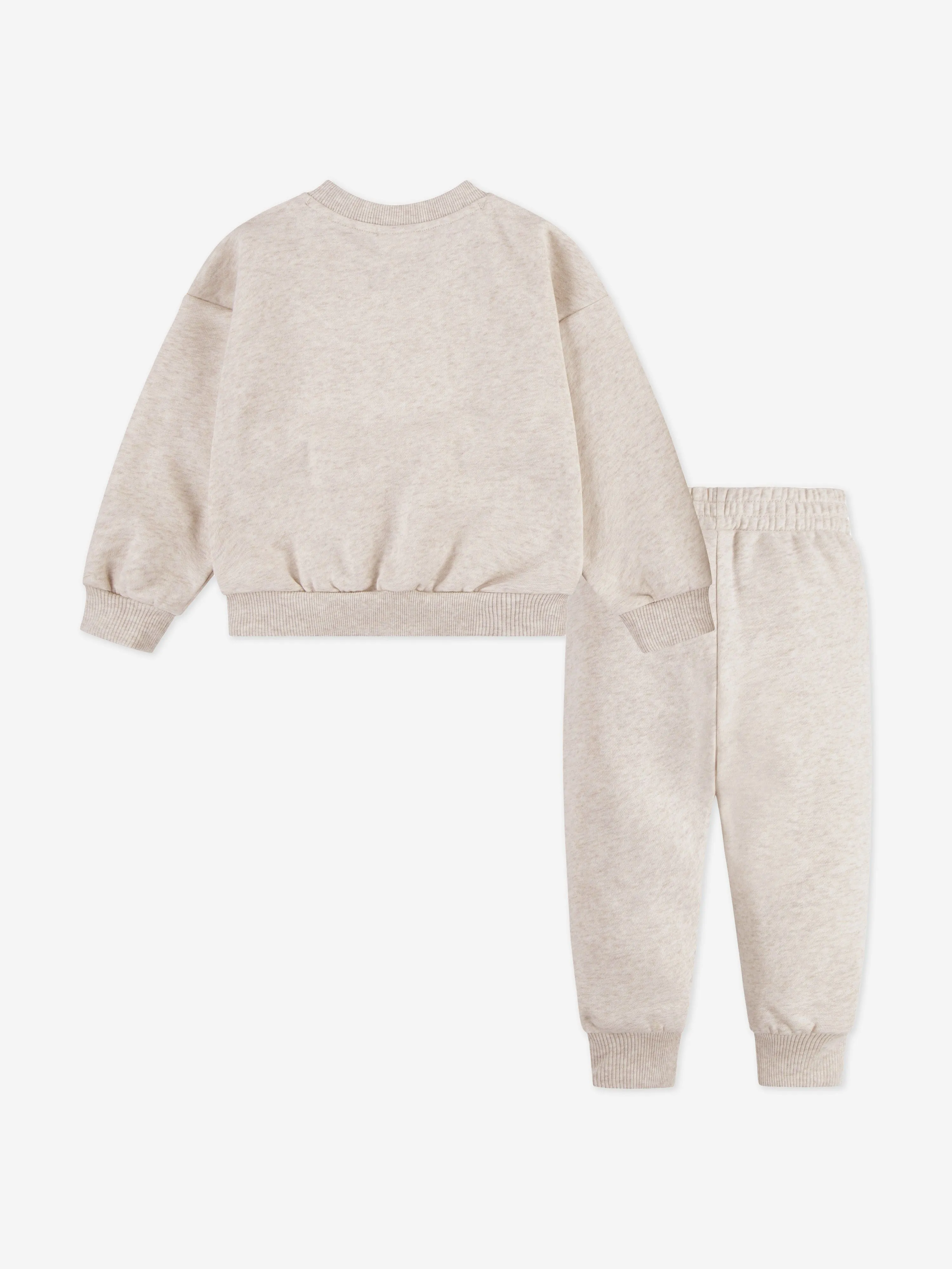Nike Kids Essential Fleece Tracksuit in Elfenbein