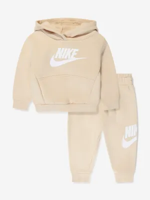 Nike Kids NKN Club Fleece Trainingsanzug in Beige