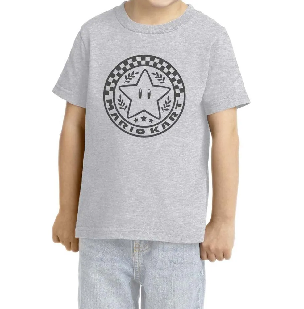 Nintendo Super Mario Kart Emblem Kid's T-Shirt boys apparel promo code