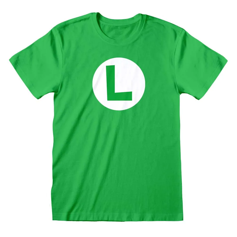 Nintendo Super Mario Luigi Badge T-Shirt boys apparel promo code