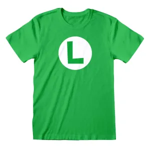 Nintendo Super Mario Luigi Badge T-Shirt boys apparel promo code