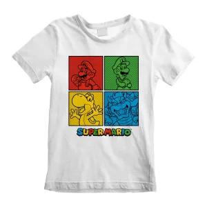 Nintendo Super Mario Squares Kid's T-Shirt boys apparel promo code