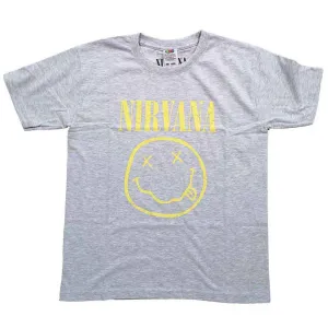 Nirvana Kids T-Shirt: Yellow Happy Face boys apparel promo code