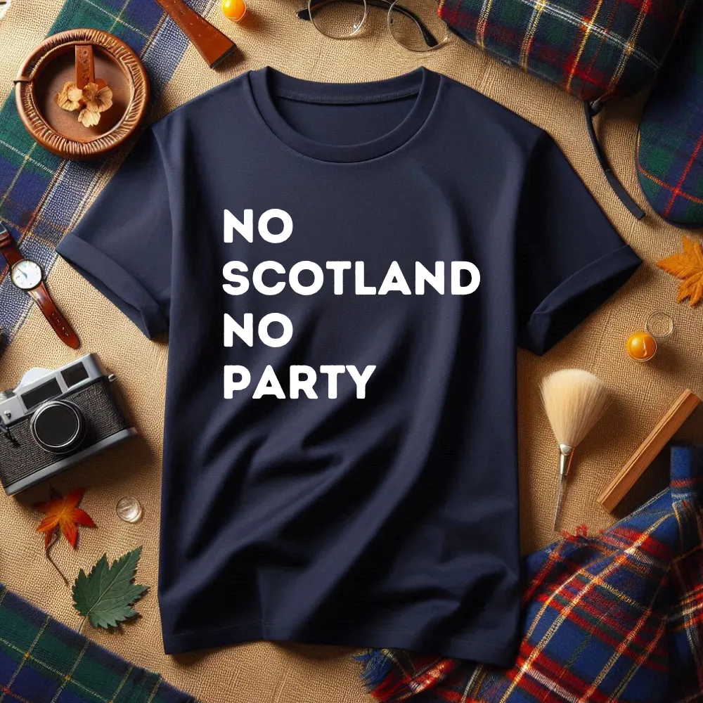 No Scotland No Party Euro 24 T-Shirt daddy outfits clearance