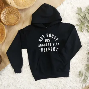 Not Bossy But Helpful Kids Hoodie girls skirts clearance