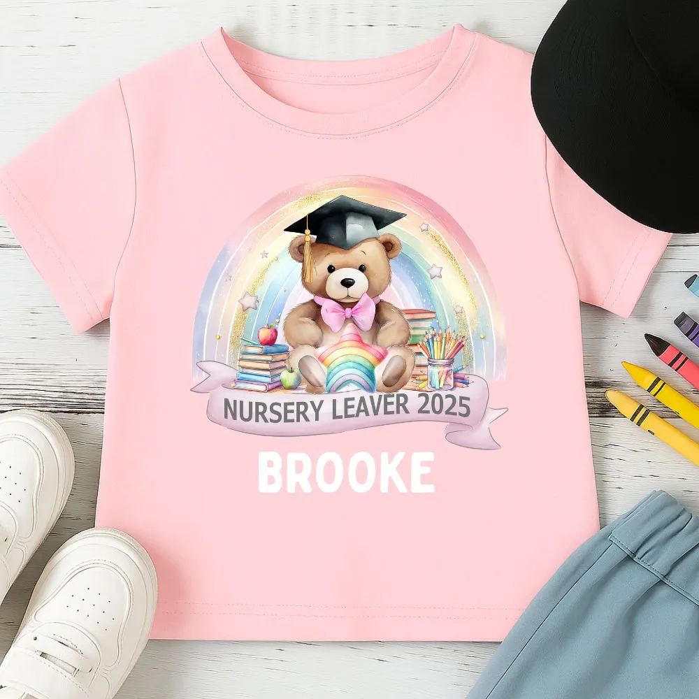 Nursery Leaver Bear 2025 Personalised Tee