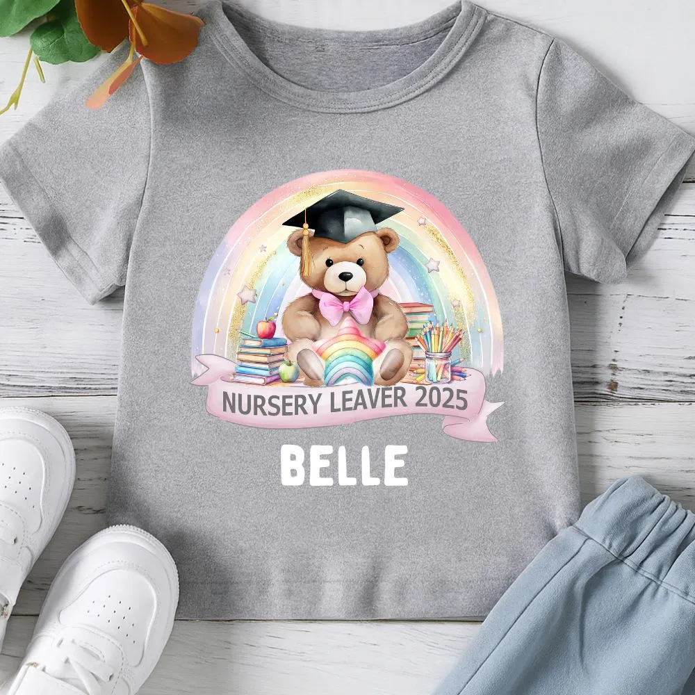 Nursery Leaver Bear 2025 Personalised Tee
