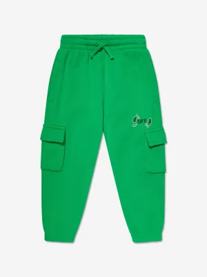 Off-White Kids Bandana Joggerhose in Grün