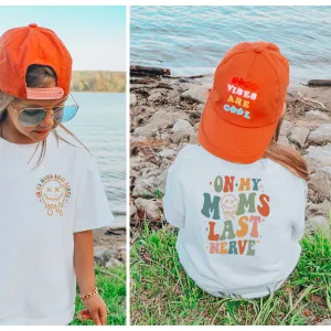 On Moms Last Nerve Front & Back T-Shirt boys apparel promo code