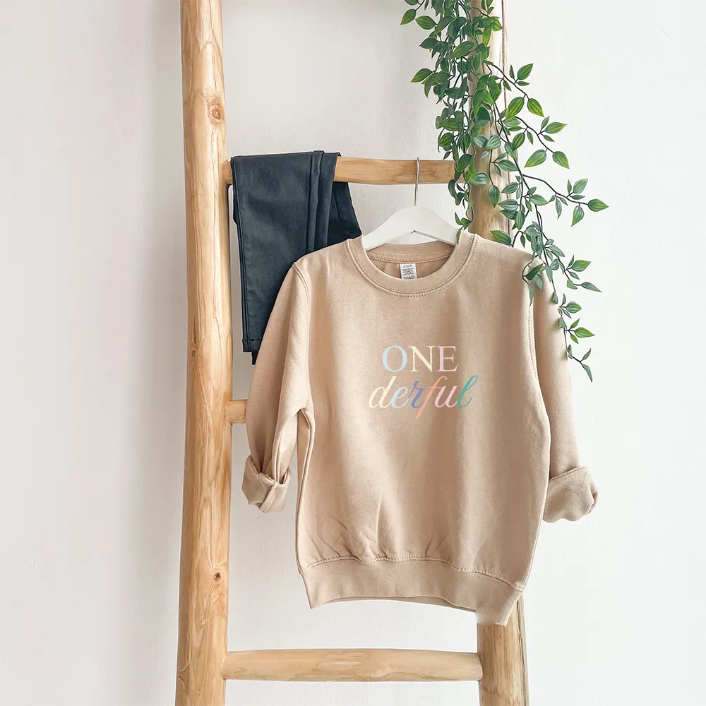 One-Derful Kids Sweatshirt boys fashion clearance