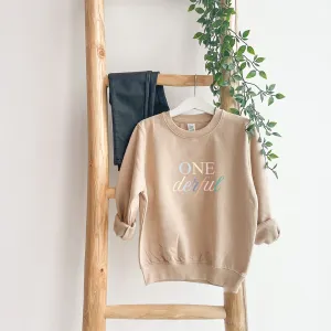 One-Derful Kids Sweatshirt boys fashion clearance
