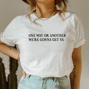 One Way Or Another Witches Halloween White T-Shirt maternity dresses promo