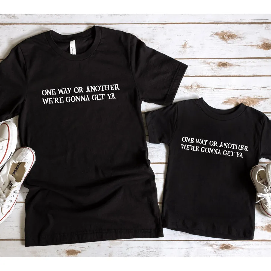 One Way Or Another Witches Matching Halloween Black T-Shirts maternity dresses promo