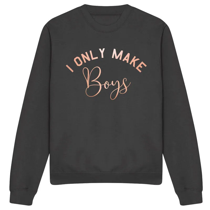 Only Make Boys Sweatshirt (MRK X) postpartum clothes sale