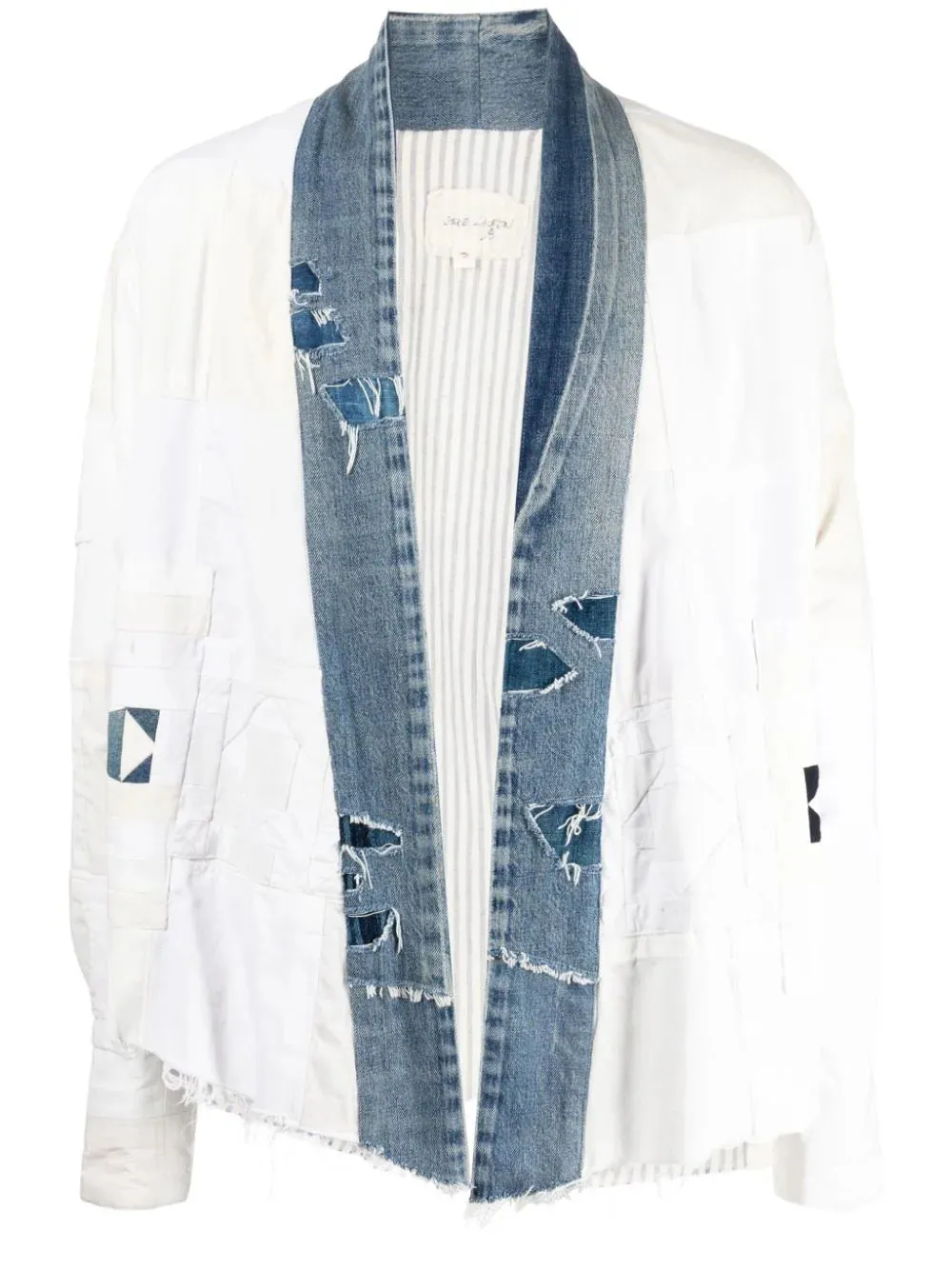 Open-Front Distressed Jacket winter jackets clearance