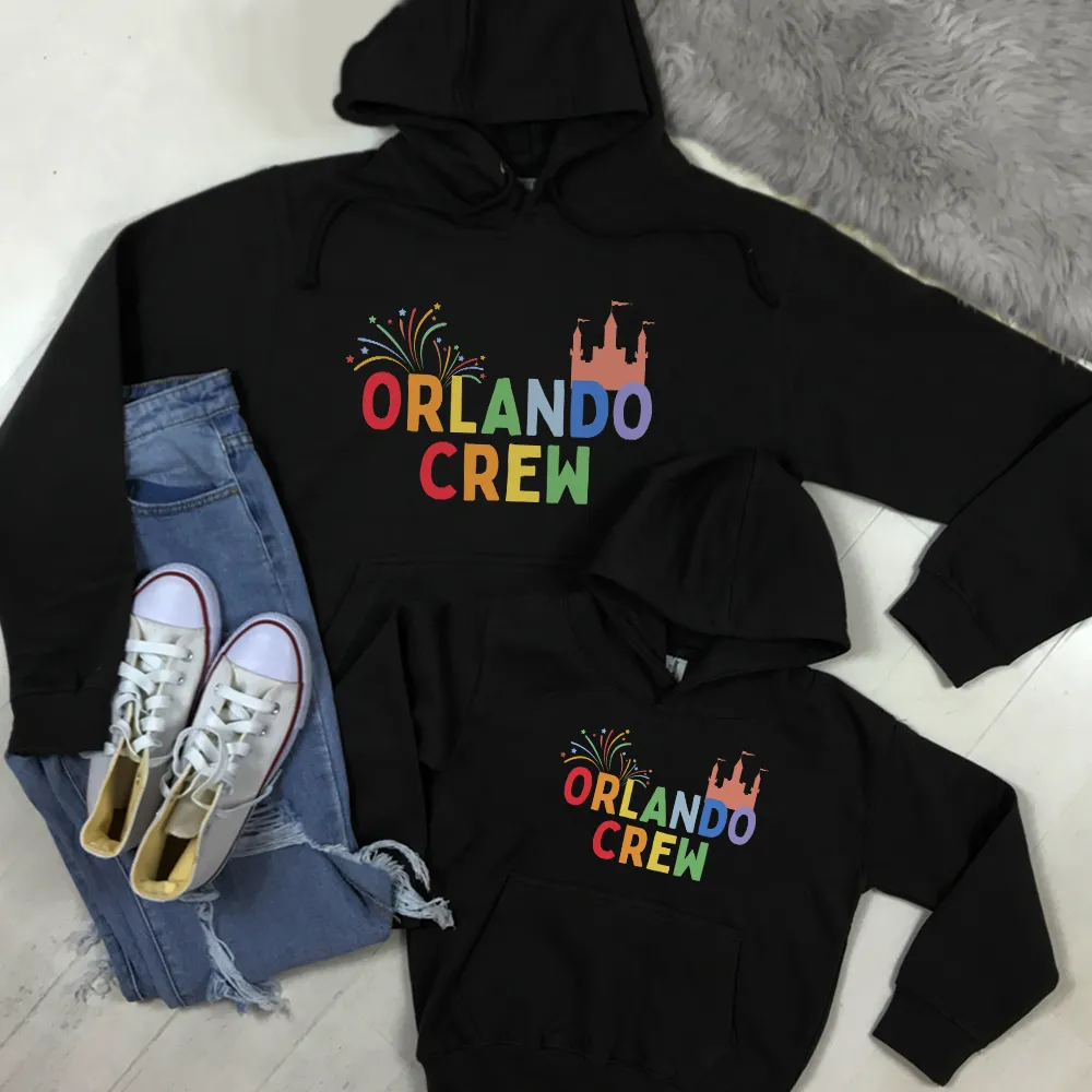 Orlando Crew Family Matching Black Hoodies pregnancy jeans best price