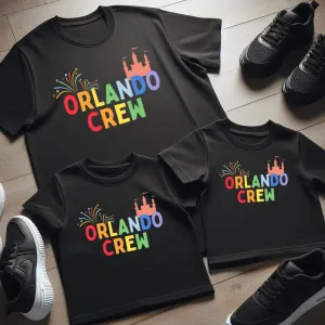 Orlando Crew Family Matching Black T-Shirts pregnancy jeans best price