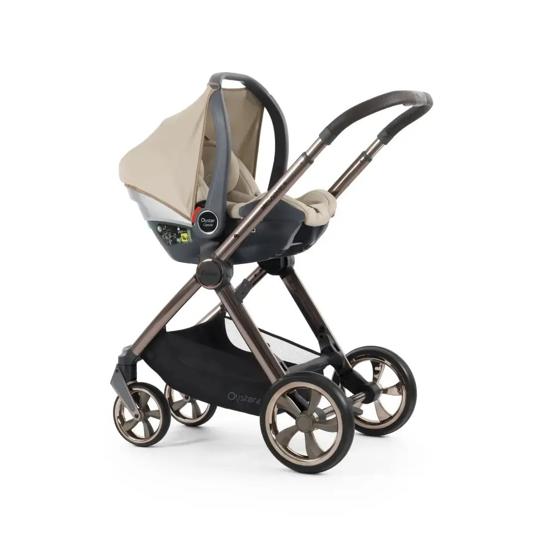 Oyster Autositz Oyster4 Luxus 7-teiliges Bundle - Buttermilch