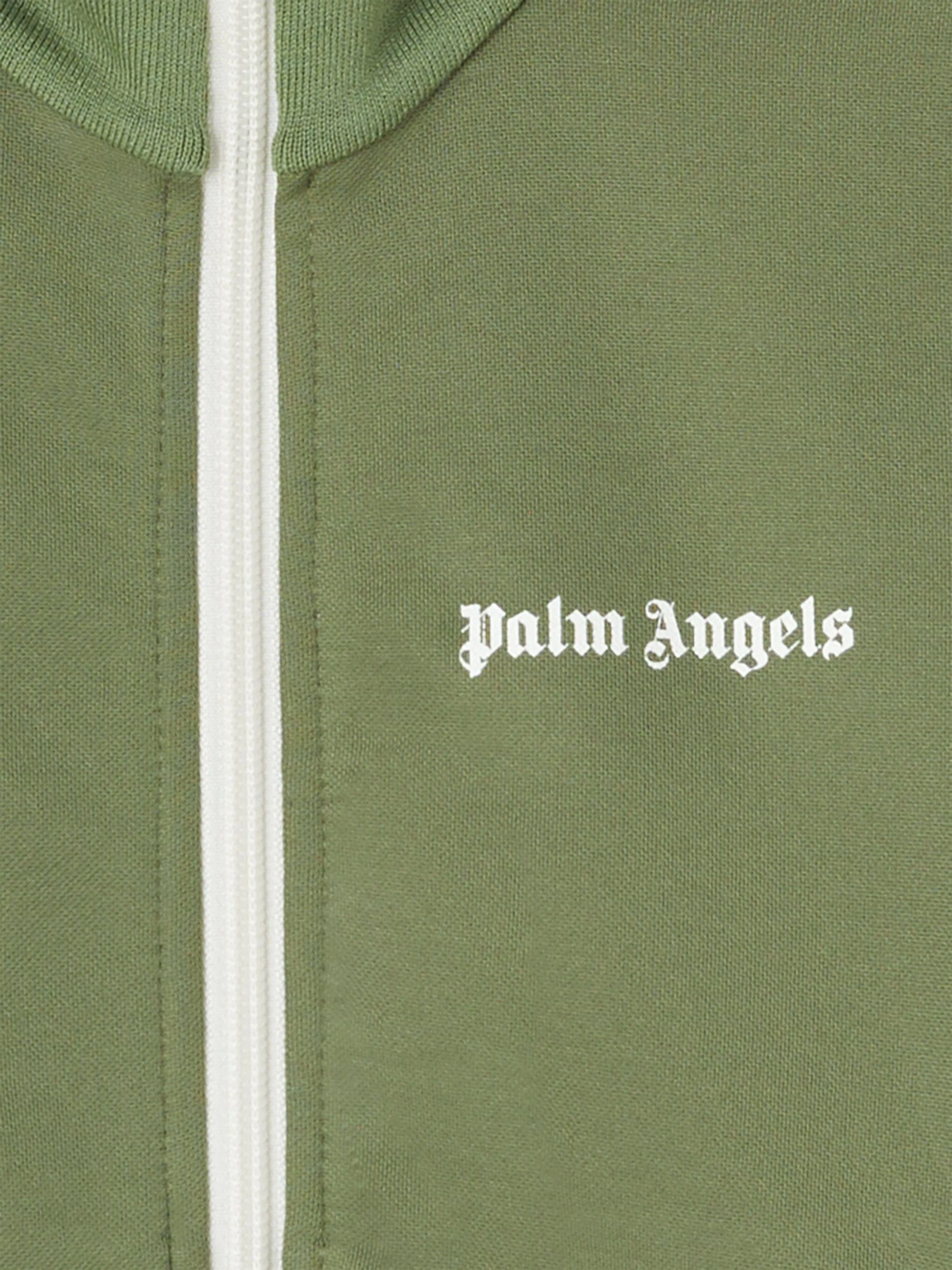 Palm Angels Jungen Trackjacke in Grün