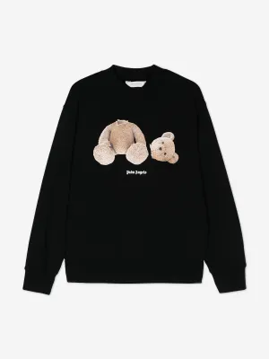 Palm Angels Kids Bären-Crewneck-Sweatshirt in Schwarz