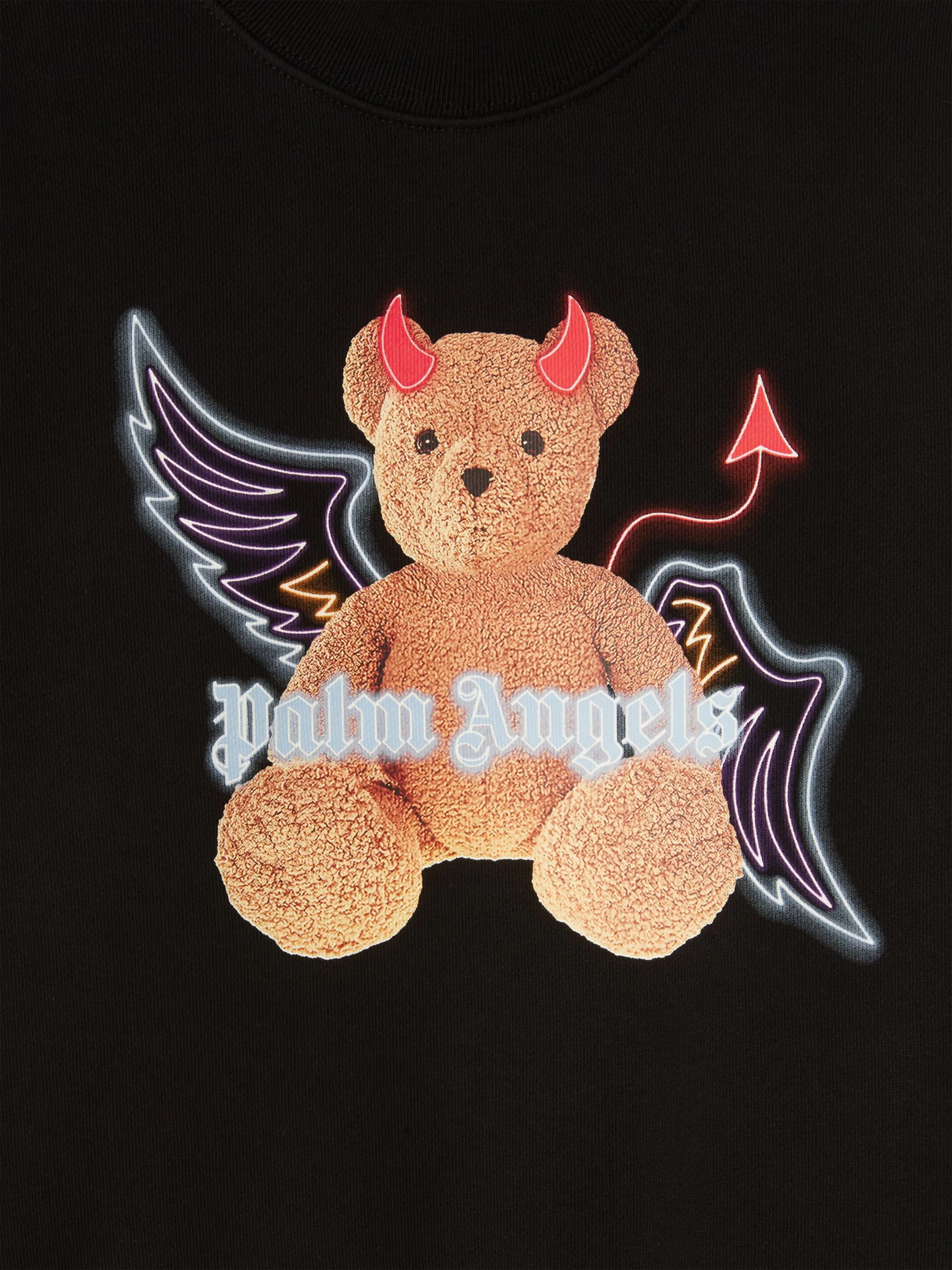 Palm Angels Kids Bär Teufel Sweatshirt in Schwarz