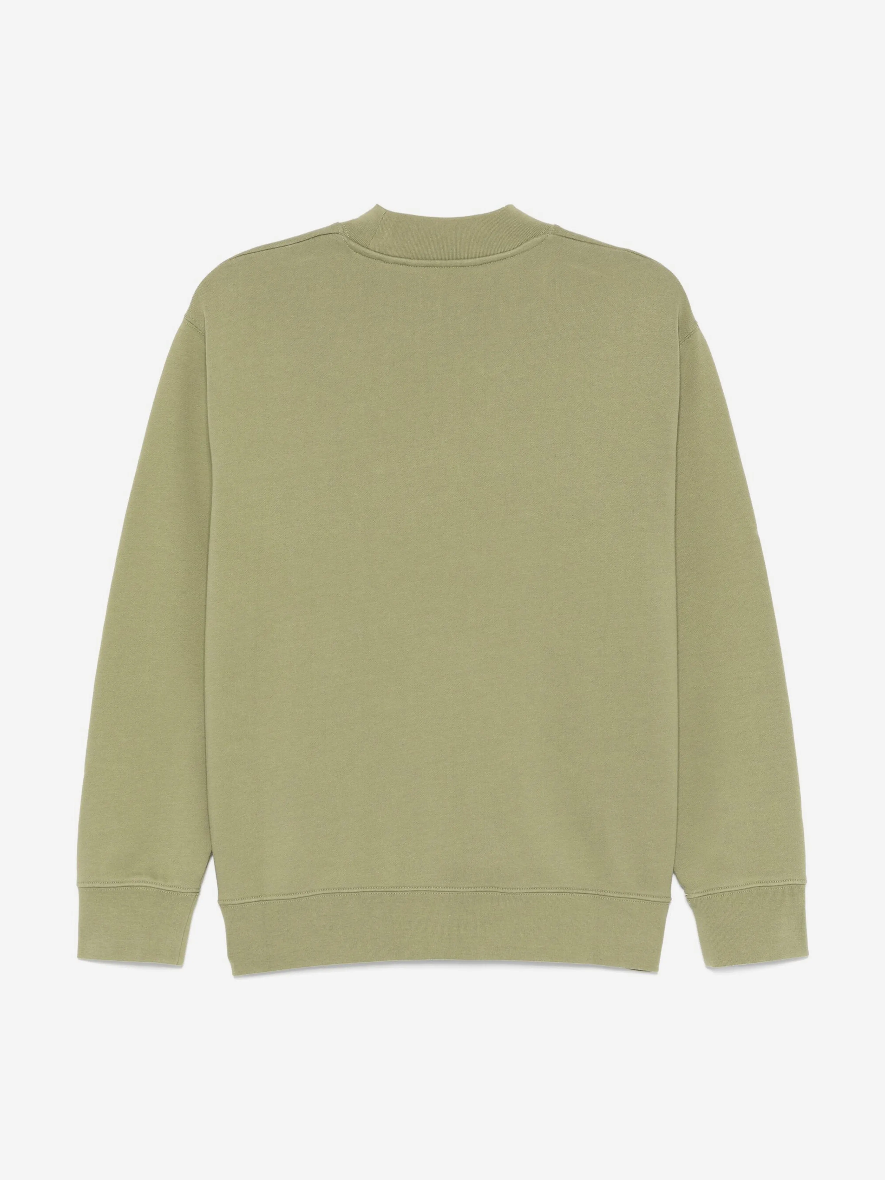 Palm Angels Kids Classic Sweatshirt mit gebogenem Logo in Grün