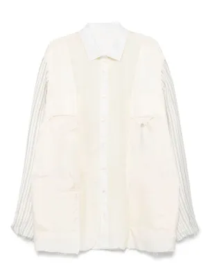 Panelled Shirt Jacket winter jackets clearance