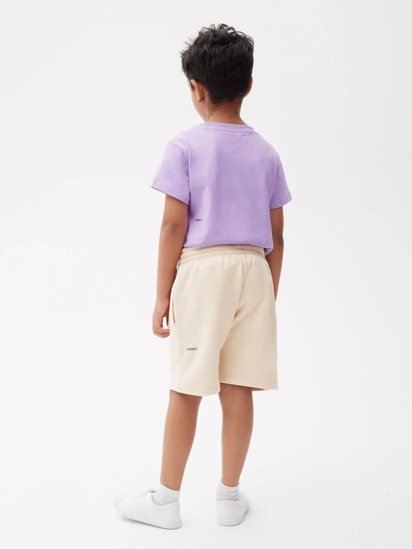 PANGAIA Kids 365 Midweight Lange Shorts in Beige