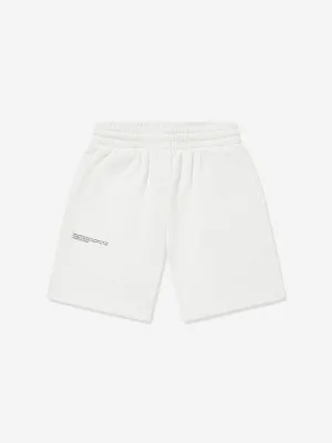 PANGAIA Kids 365 Midweight Lange Shorts in Elfenbein