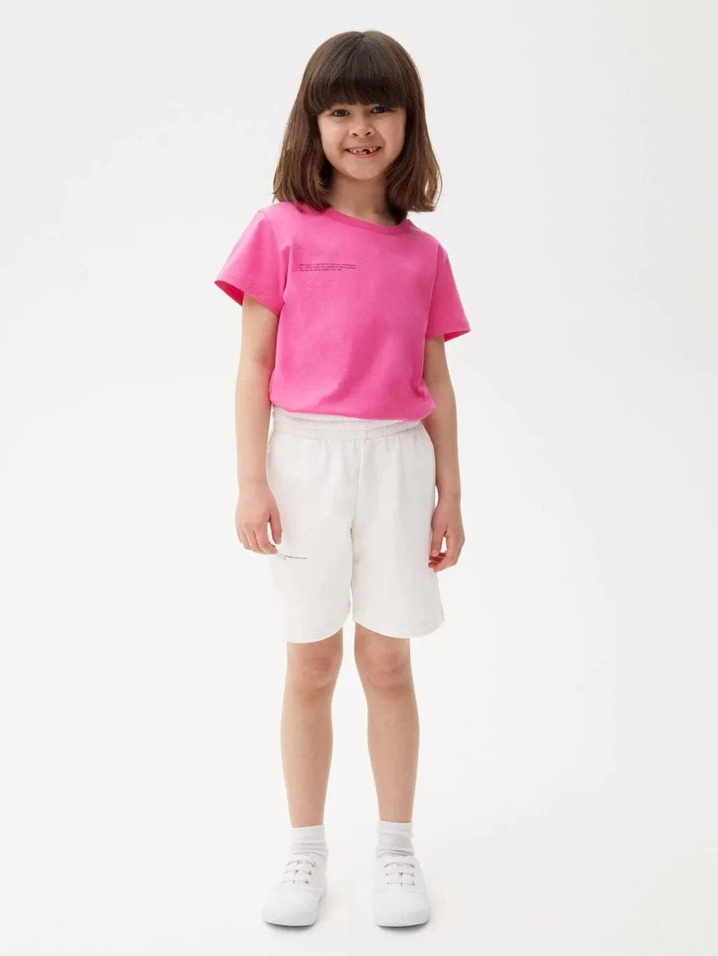 PANGAIA Kids 365 Midweight Lange Shorts in Elfenbein