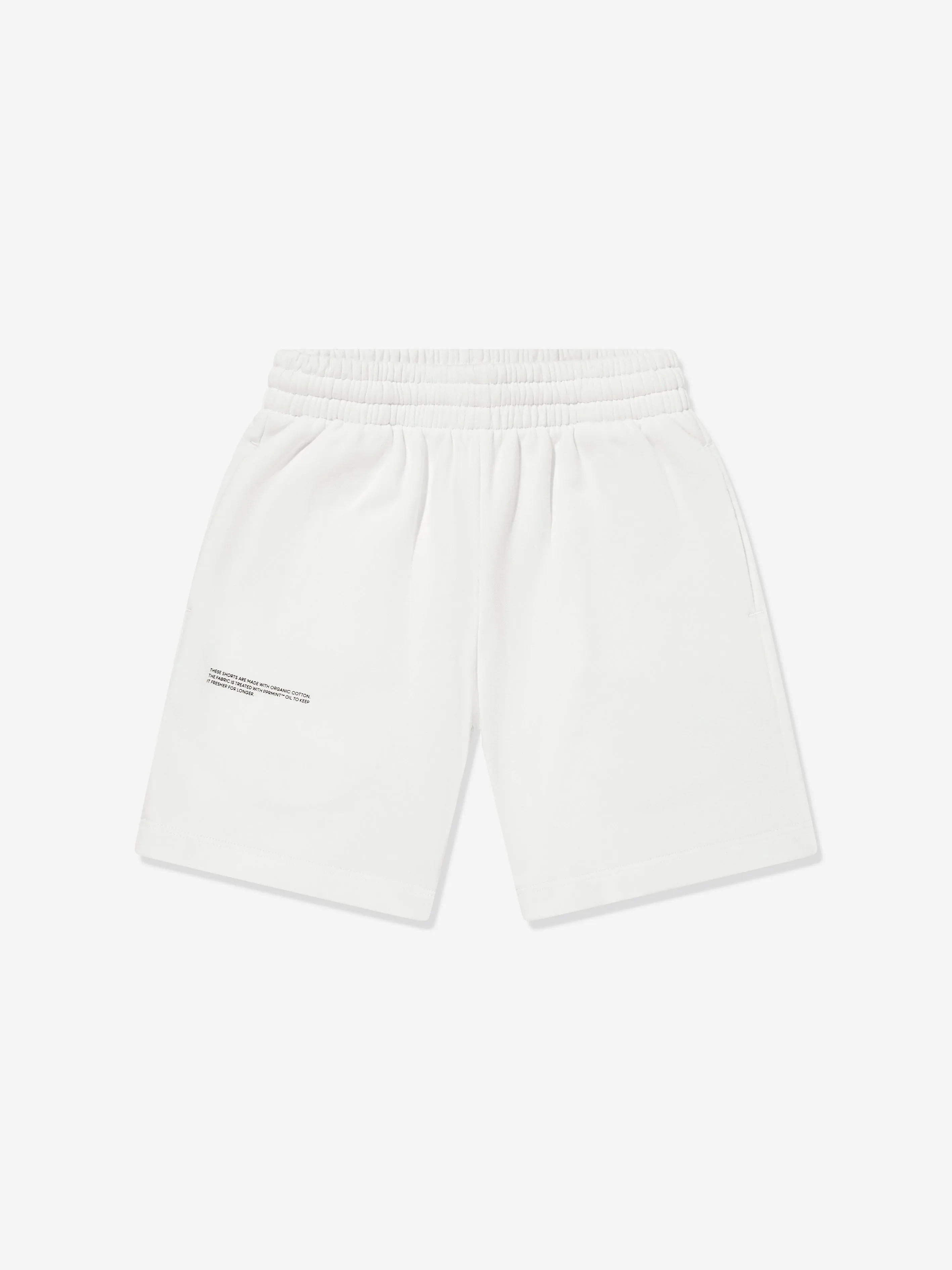 PANGAIA Kids 365 Midweight Lange Shorts in Elfenbein