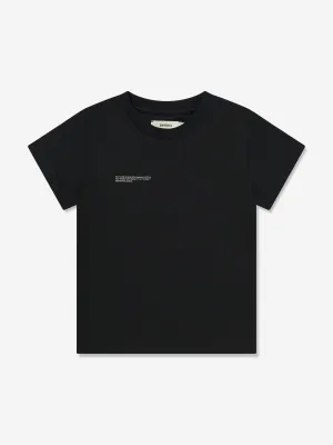 PANGAIA Kids 365 Midweight T-Shirt in Schwarz