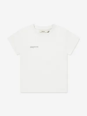 PANGAIA Kids 365 Midweight T-Shirt in Elfenbein