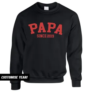 Papa Since Sweatshirts (MRK X) Grandparent Clothing - grandpa clothes outlet