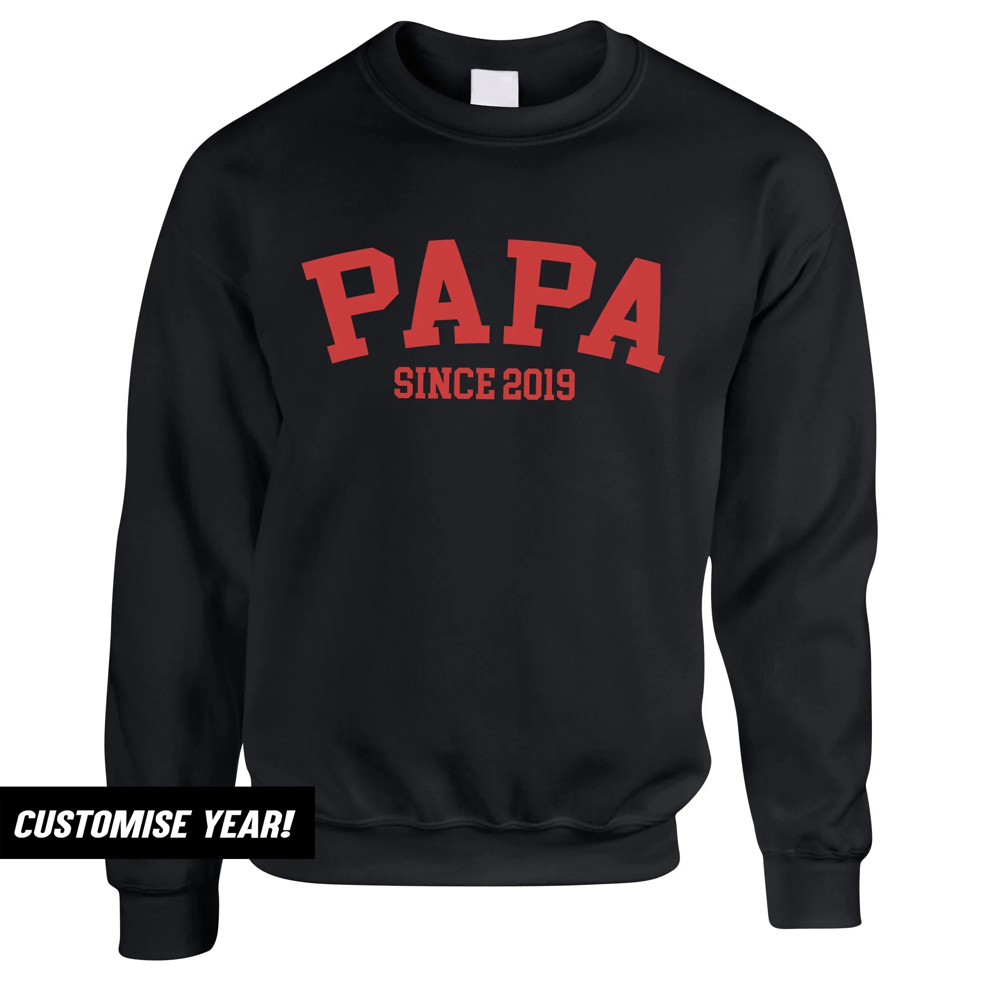 Papa Since Sweatshirts (MRK X) Grandparent Clothing - grandpa clothes outlet