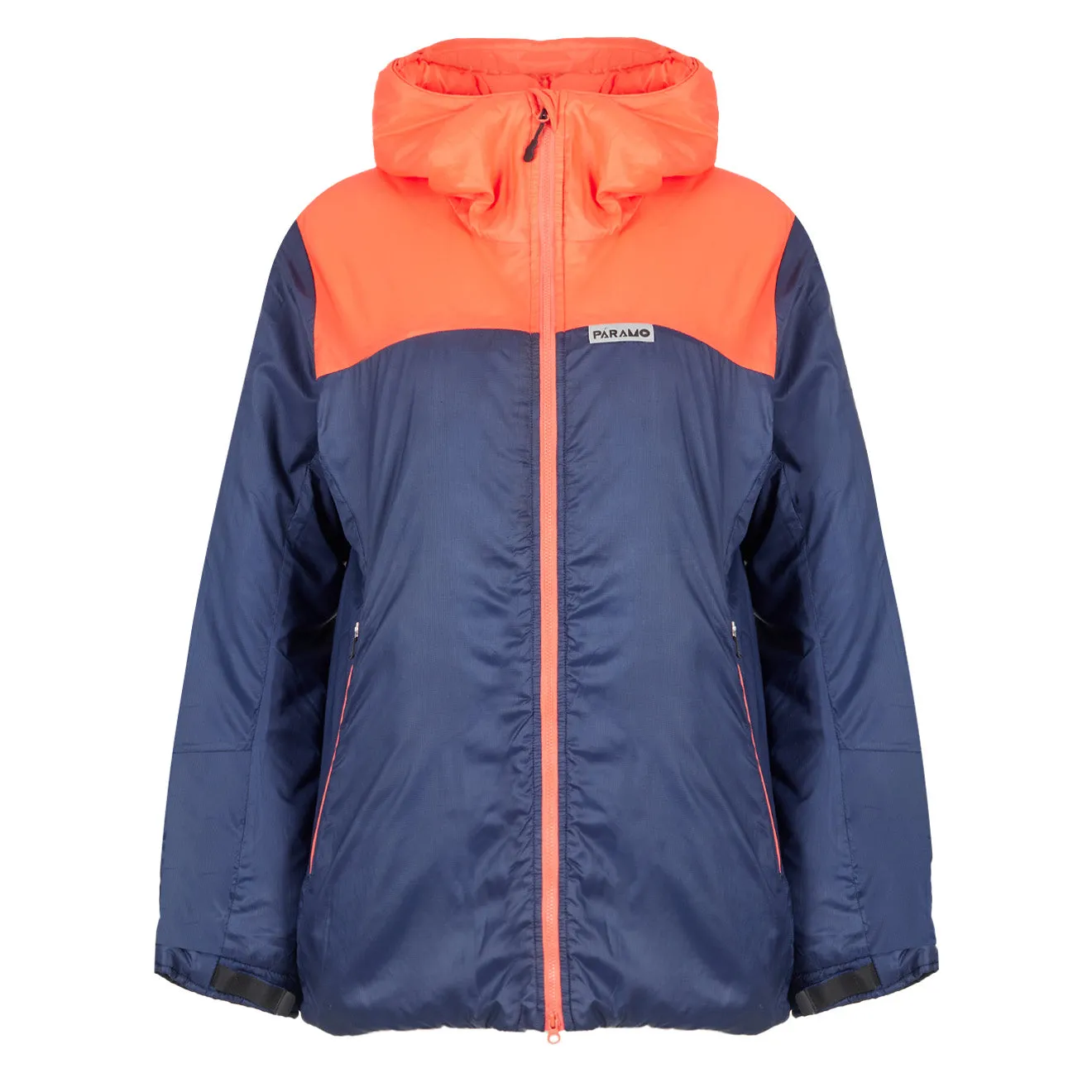 Paramo Womens Torres Alturo Jacket Midnight / Hot Coral raincoats promo code