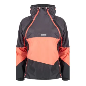 Paramo Womens Velez Evolution Hybrid Smock Hot Coral / Steel / Black raincoats promo code