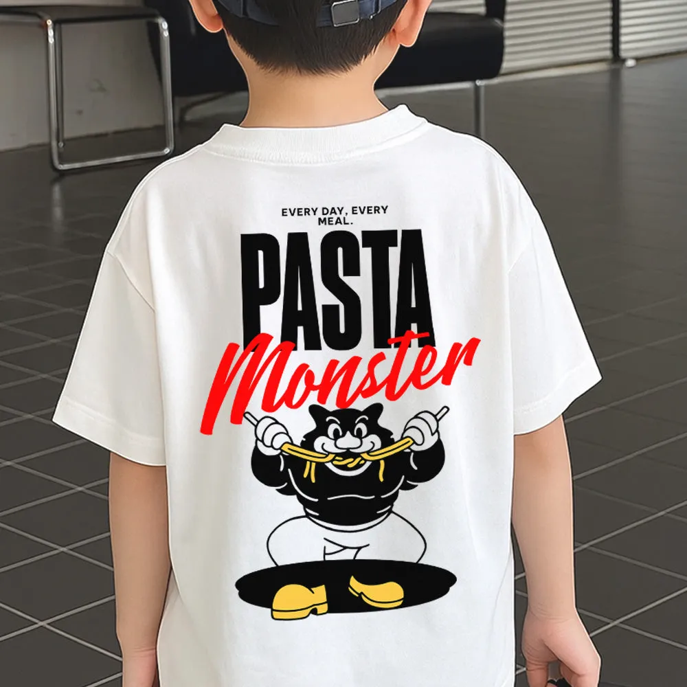 Pasta Monster Back Graphic T-Shirt boys apparel promo code