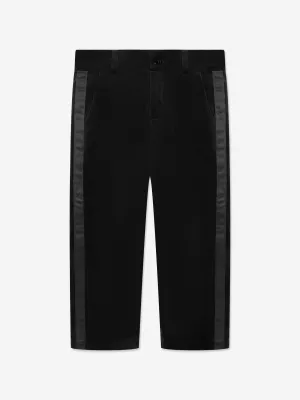 Patachou Jungen Baumwollhose in Schwarz
