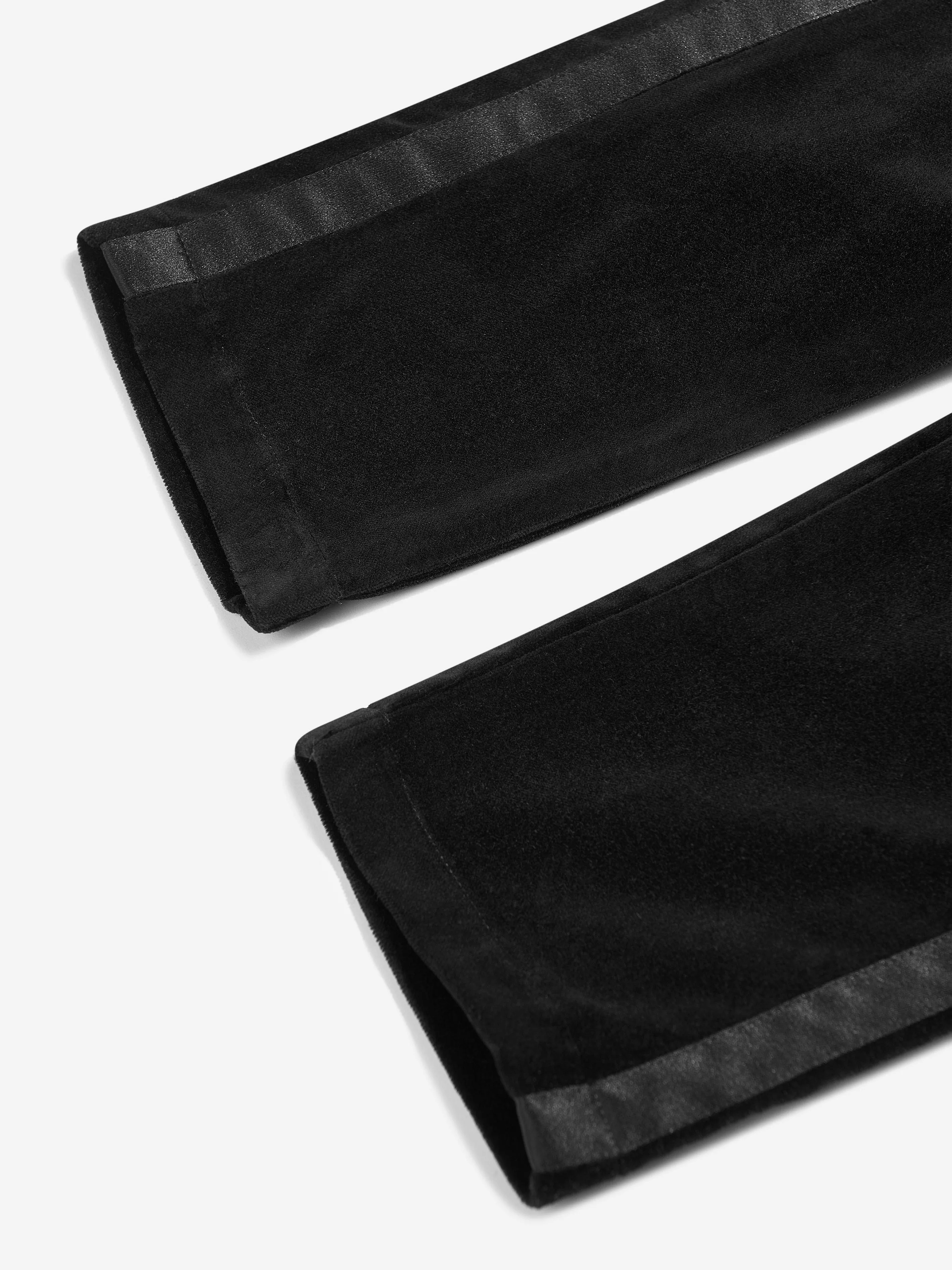 Patachou Jungen Baumwollhose in Schwarz
