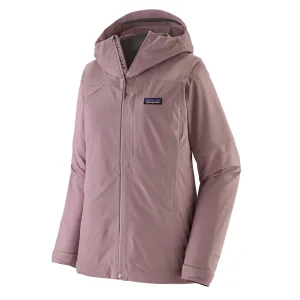 Patagonia Womens Boulder Fork Rain Jacket Stormy Mauve raincoats promo code