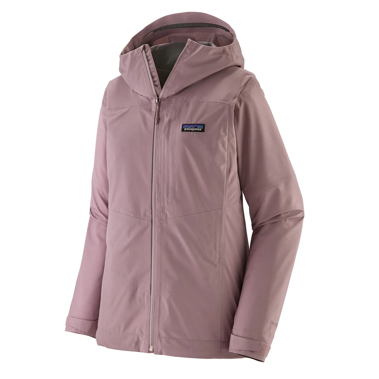 Patagonia Womens Boulder Fork Rain Jacket Stormy Mauve raincoats promo code