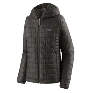 Patagonia Womens Nano Puff Hoody Jacket Black raincoats promo code